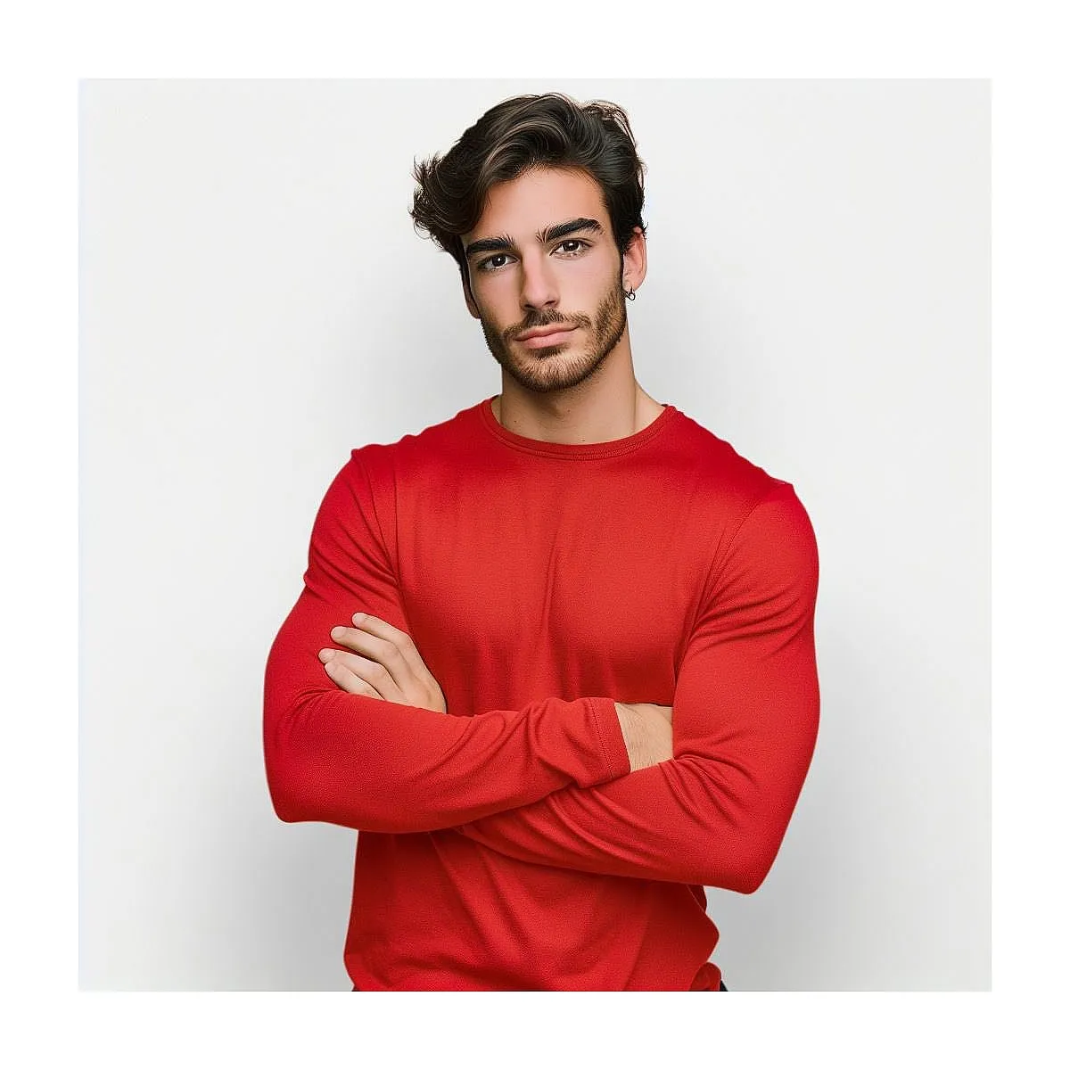 7450 NATURAL COTTON LONG SLEEVE T-SHIRT