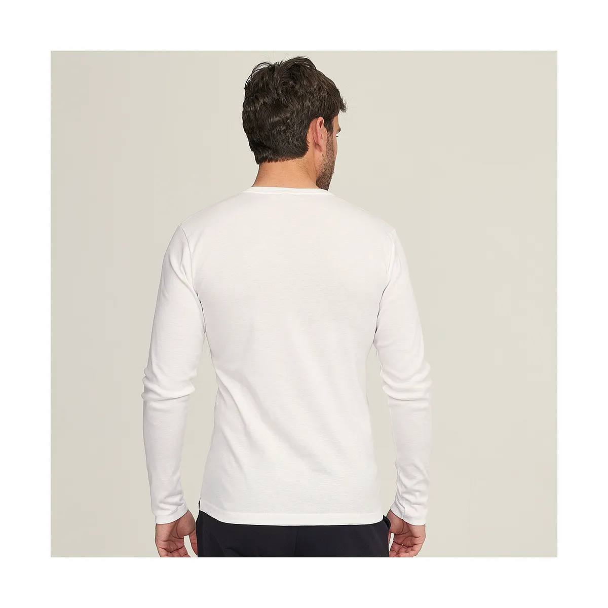 7450 NATURAL COTTON LONG SLEEVE T-SHIRT