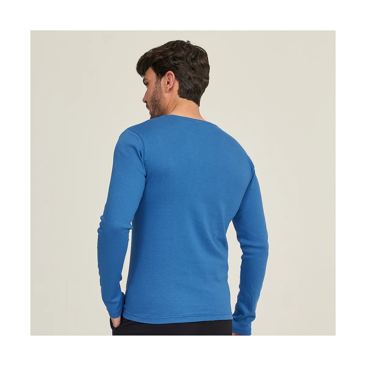 7450 NATURAL COTTON LONG SLEEVE T-SHIRT