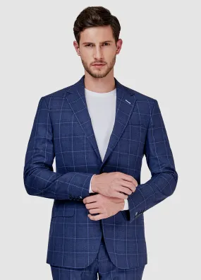 BLAZER CUADRO AZUL