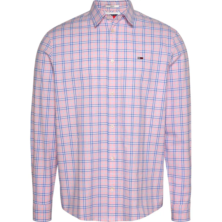 CAMISA OXFORD FIT REGULAR ESTAMPADO CUADROS HOMBRE TOMMY JEANS