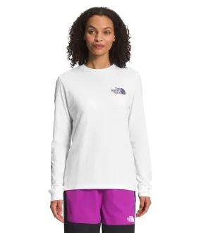 Camiseta L/S Sleeve Hit Graphic Tee Blanca Mujer The North Face