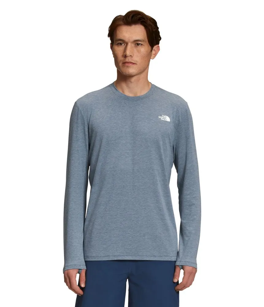 Camiseta Wander L/S Azul Hombre The North Face