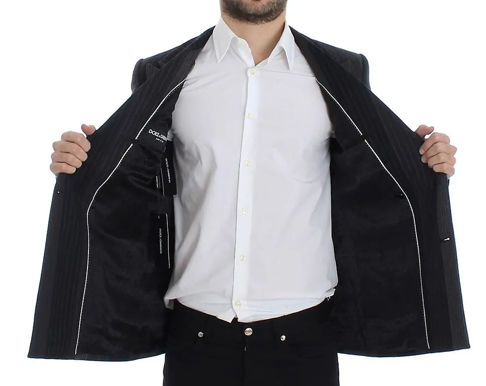 Dolce & Gabbana Exclusive Italian Double Breasted Wool Stretch Blazer