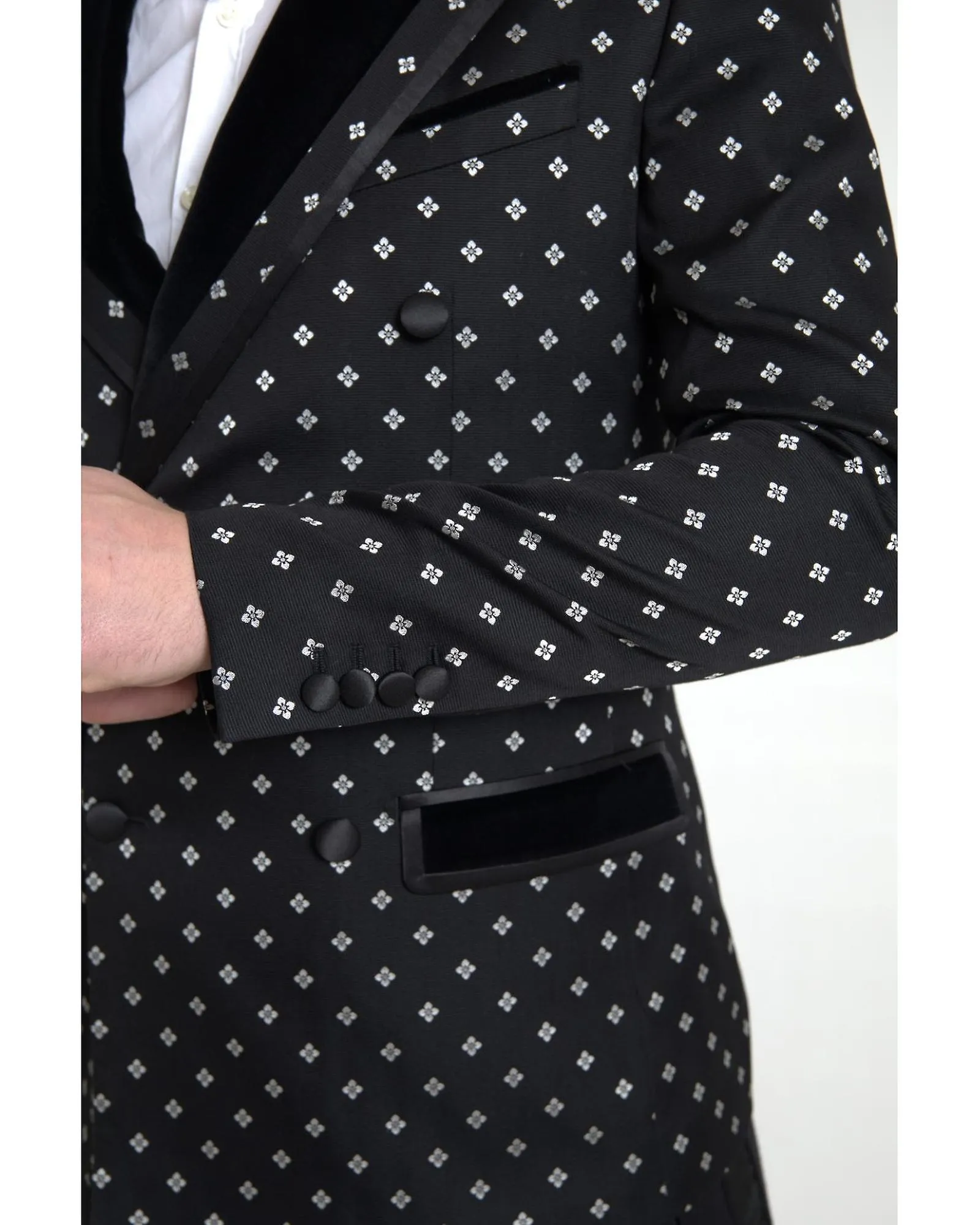 Dolce & Gabbana Geometric Double Breasted Blazer