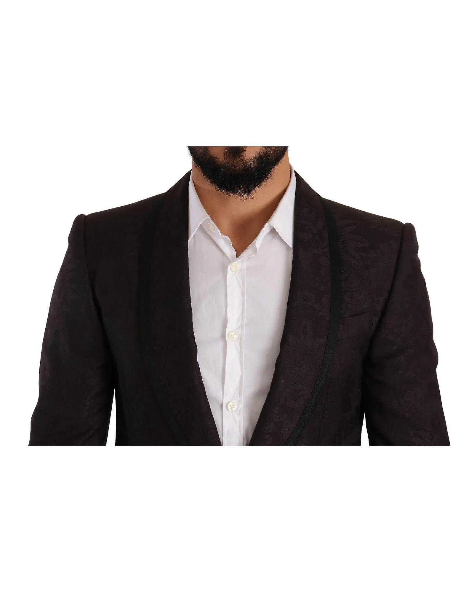 Dolce & Gabbana Jacquard Single Breasted Blazer