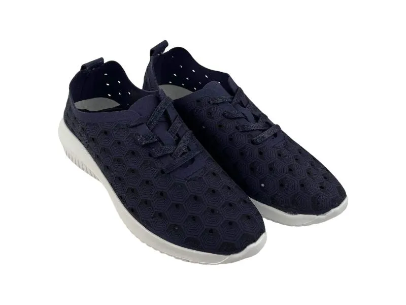 Eoligeros | Sneakers mujer microfibra súper ligeros Flaner navy