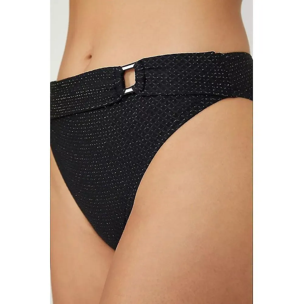 Gorgeous Women/Ladies Sparkle Ring Detail Bikini Bottoms