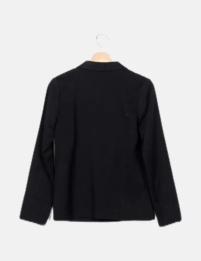 H&M Blazer negra manga larga