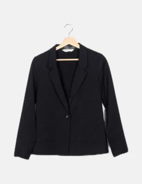 H&M Blazer negra manga larga