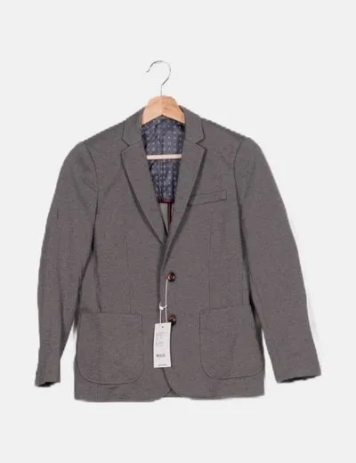 Jack & Jones Blazer gris jaspeado