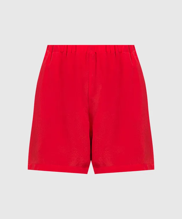 Lavi Silk red shorts