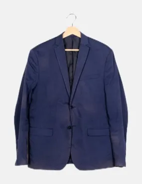 Lefties Blazer azul marino básica