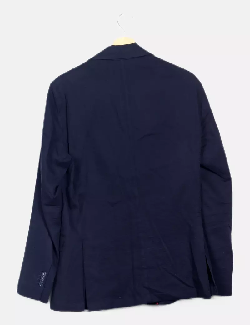 LIU·JO Blazer azul marino texturizada