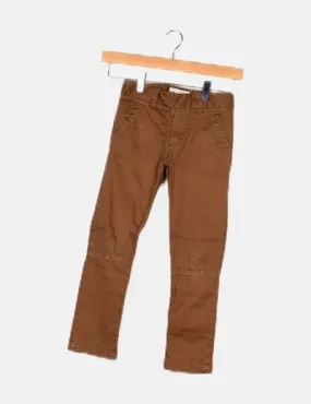 Massimo Dutti Pantalón marrón chino