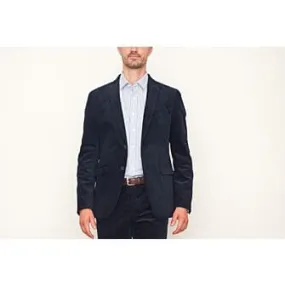 Men's Navy Suit Blazer - LÉONTILDE