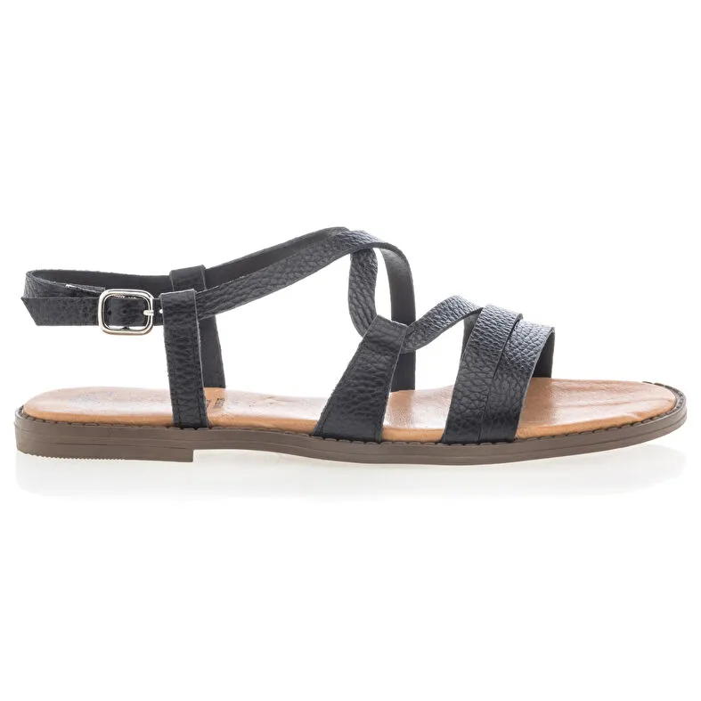 Sandalias/ descalzo mujer negro