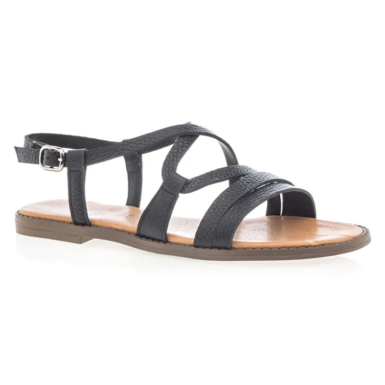 Sandalias/ descalzo mujer negro