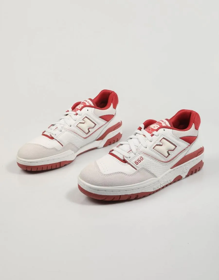  sneakers NEW BALANCE Bb550 STF-WHITE/RED 83401