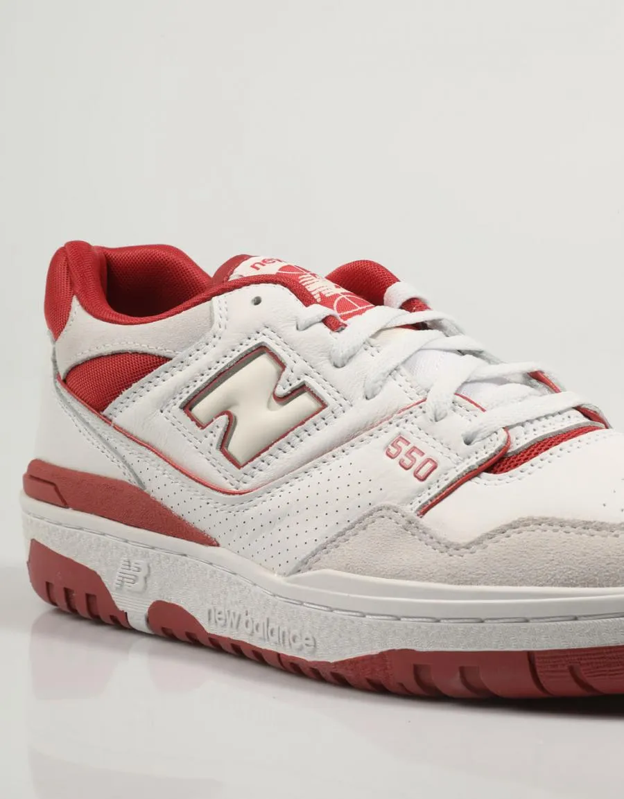  sneakers NEW BALANCE Bb550 STF-WHITE/RED 83401