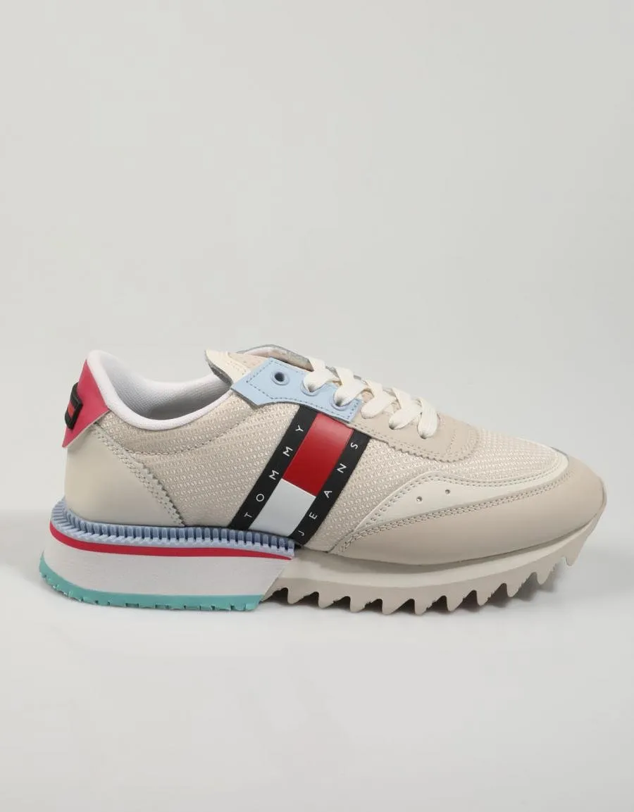  sneakers TOMMY HILFIGER Tommy en Beige 81425