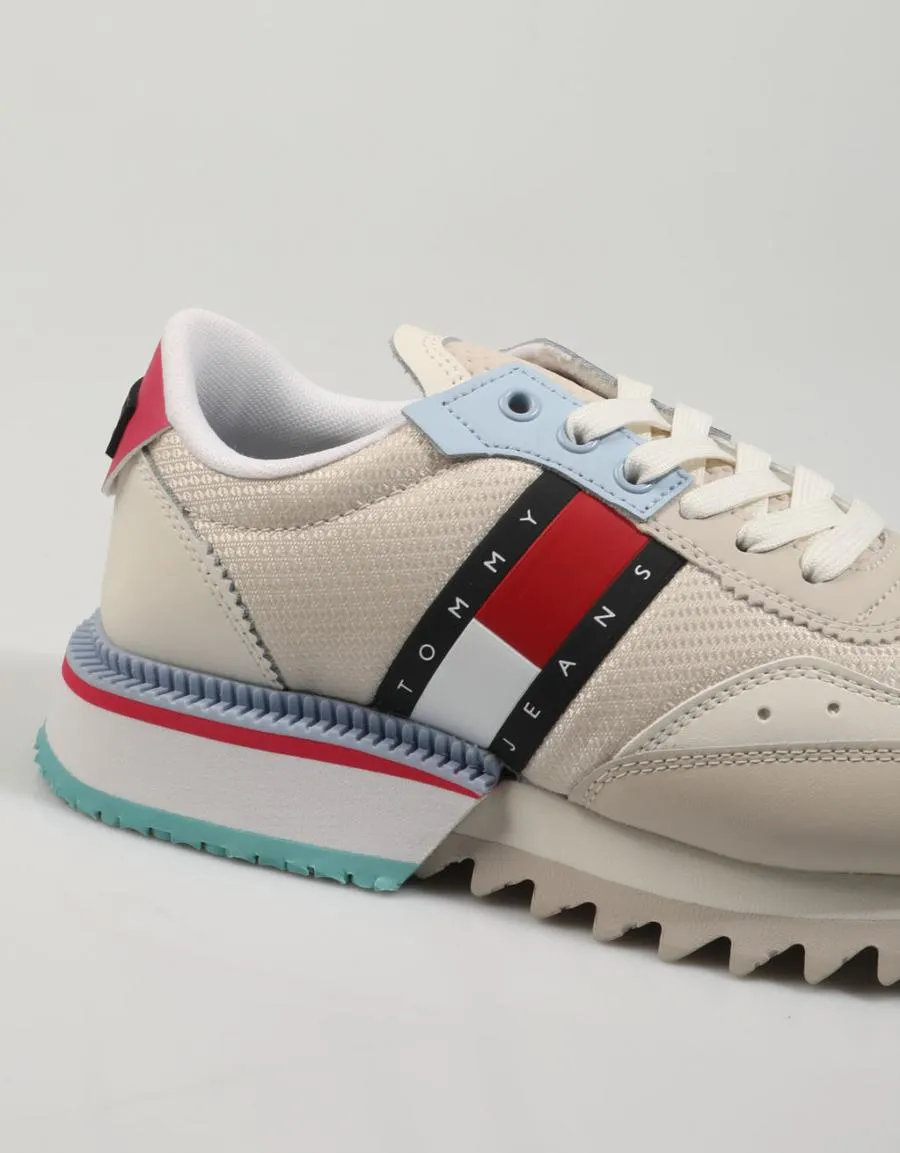  sneakers TOMMY HILFIGER Tommy en Beige 81425