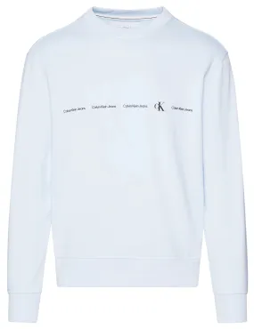 SUDADERA HOMBRE  CK LOGO REPEAT CREW NECK