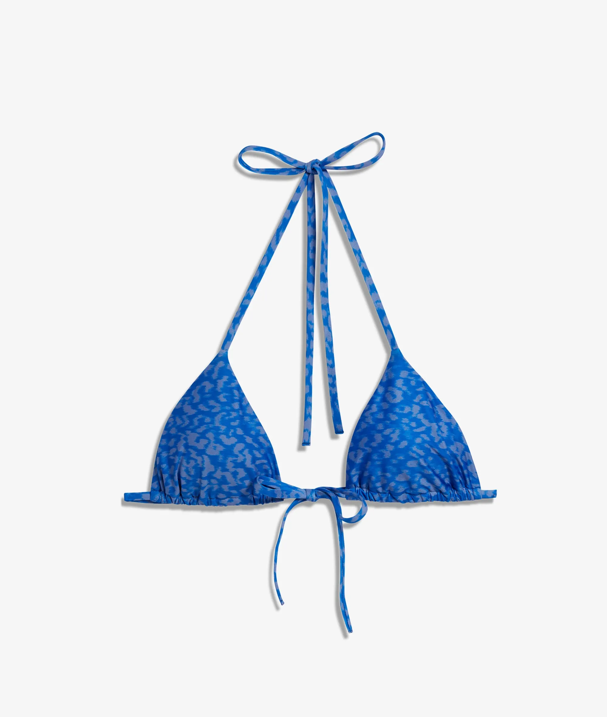 Sujetador bikini triángulo estampado ROSALIA IMP BLEU VERT - ETAM