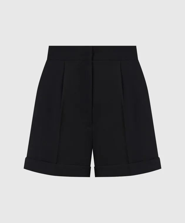 Twinset Black shorts with lapels