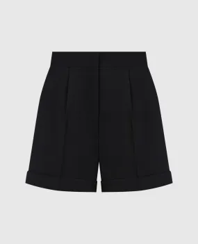 Twinset Black shorts with lapels