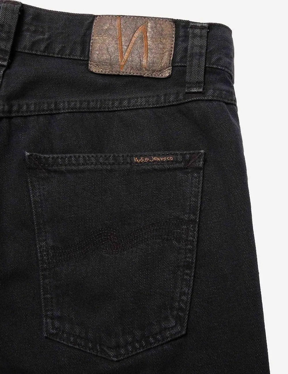 Vaqueros nudie para hombre Gritty Jackson Jeans - Black Forest Wash