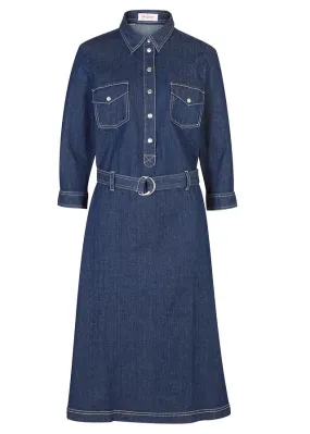 Vestido vaquero denim oscuro